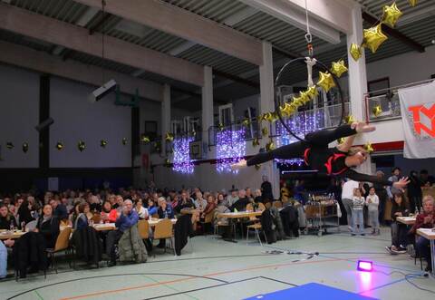 Das „zauberhafte“ Abendprogramm der Weihnachtsfeier.