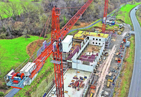 Keltern Baustelle Feuerwehr