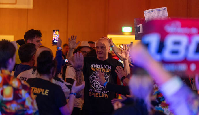 Darts Turnier Kieselbronn (Jürgen "The GREAT MAN" Heim)