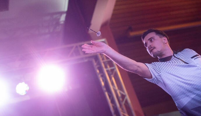 Darts Turnier Kieselbronn (Julian "The Flying Hirsch" Hirsch)