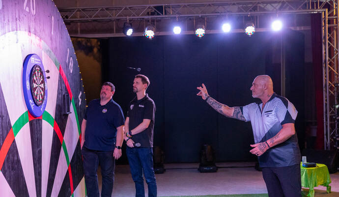 Darts Turnier Kieselbronn (Antonio "The Triple One" Ruggiero)