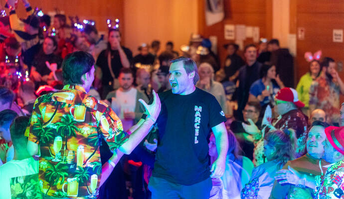 Darts Turnier Kieselbronn (Marcel "The Pink Bunny" Kolem)