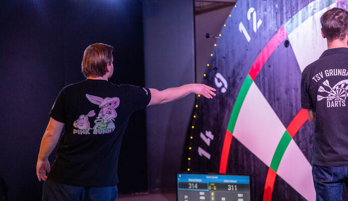 Darts Turnier Kieselbronn (Marcel "The Pink Bunny" Kolem)