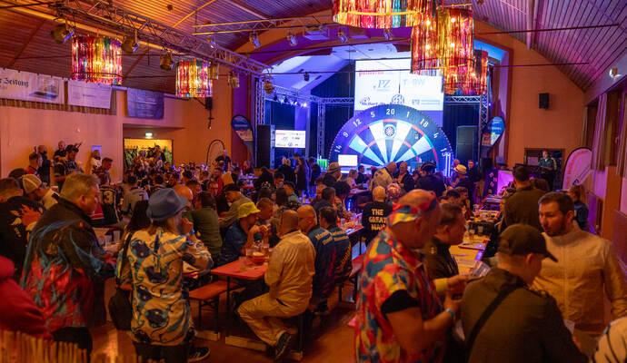 Darts Turnier Kieselbronn Stimmung