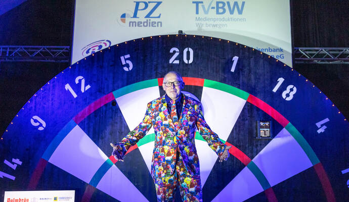 Darts Turnier Kieselbronn Stimmung