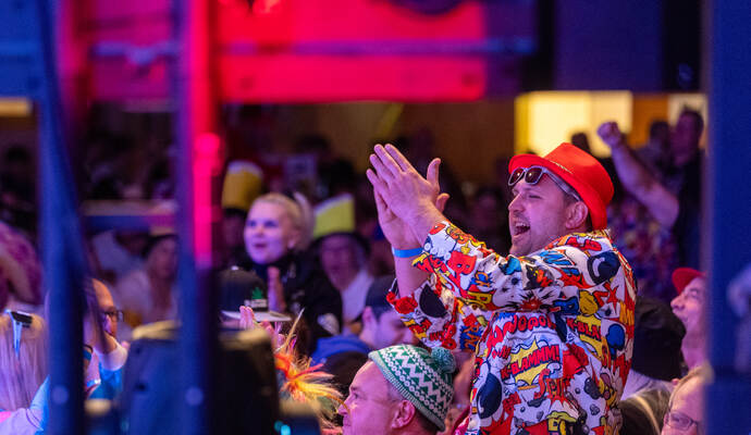 Darts Turnier Kieselbronn Stimmung