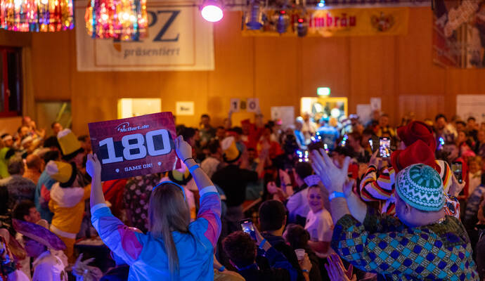 Darts Turnier Kieselbronn Stimmung
