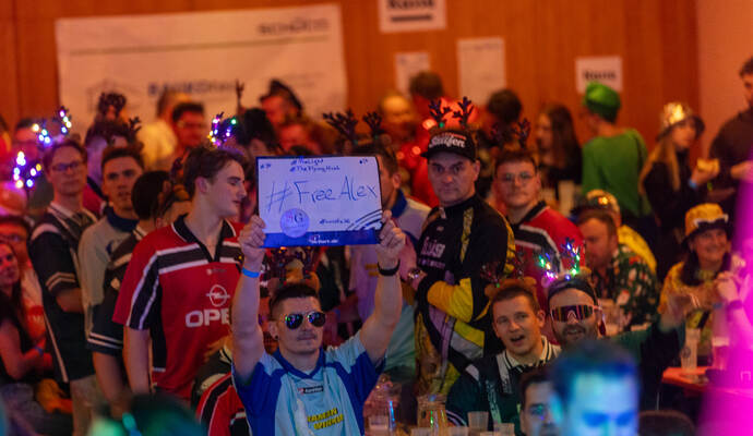 Darts Turnier Kieselbronn Stimmung