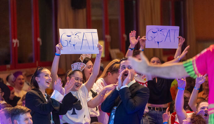 Darts Turnier Kieselbronn Stimmung