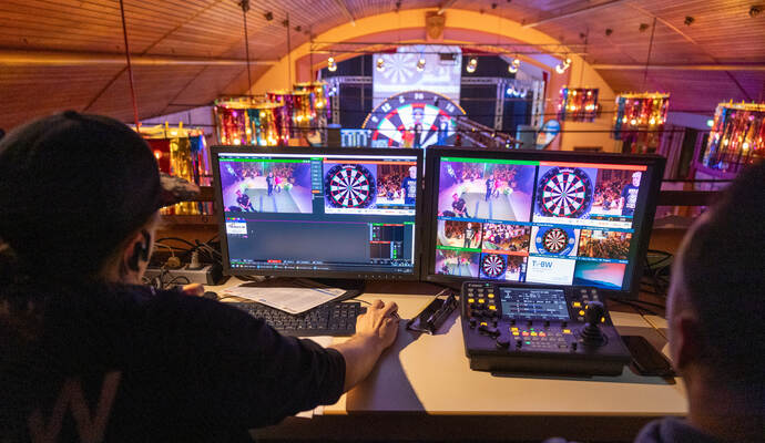 Darts Turnier Kieselbronn Stimmung