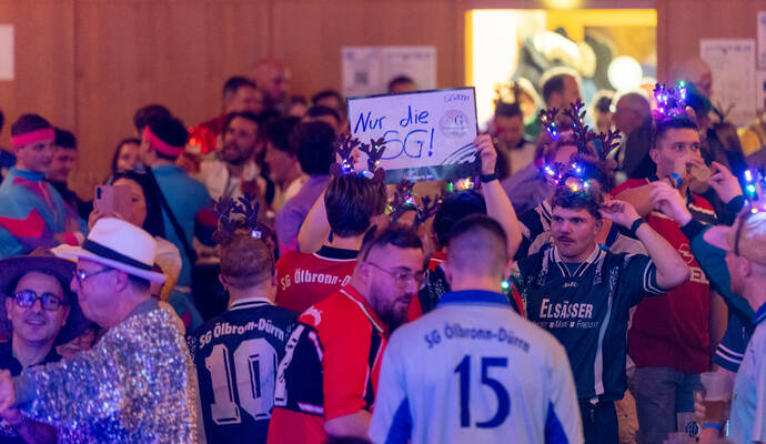 Darts Turnier Kieselbronn Stimmung