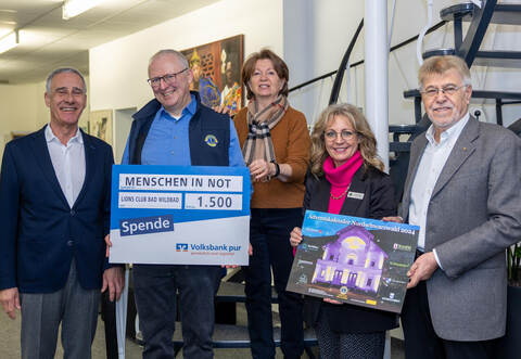 Spende Lions Bad Wildbad Menschen in Not