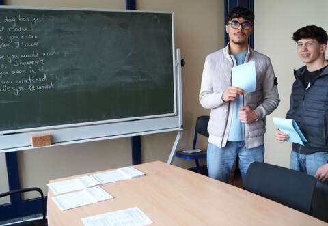 Die „Wahlzettel“ gilt es auszufüllen.