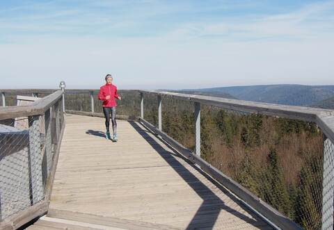 Tanja Höschele trainiert bereits für den großen Tag.