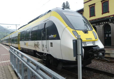 Der erste Verkehrstag für den MEX 17a direkt von Stuttgart nach Bad Wildbad und zurück in diesem Jahr war der 1. Mai.