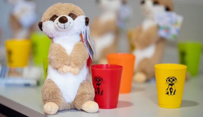 Maskottchen für Kinderbesuchsraum der JVA Mannheim