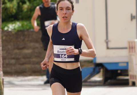 Schnellste Frau über zehn Kilometer ist in Mühlacker Beatrice Bopp.