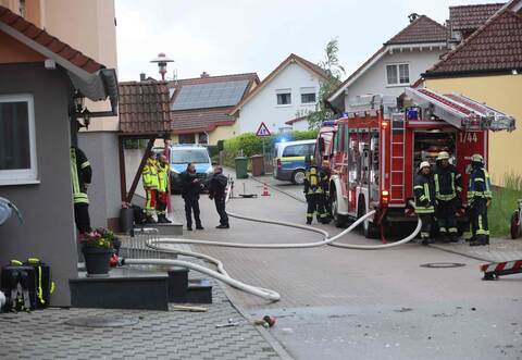 In Schömberg läuft am Mittwochmorgen ein Großeinsatz von Feuerwehr und Polizei.