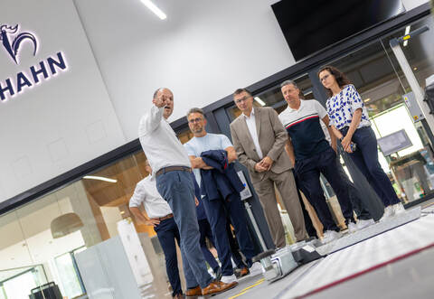 OB Besuch Autohaus Hahn Neubau