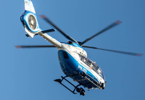Hubschrauber Helikopter Polizei