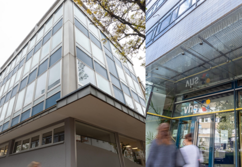 Die VHS Mühlacker (links im Bild), getragen von der Senderstadt, erhält derzeit keinen Kreiszuschuss mehr. Bei der VHS Pforzheim/Enzkreis (rechts) hält der Enzkreis dagegen die Hälfte der Anteile und gleicht Defizite aus.