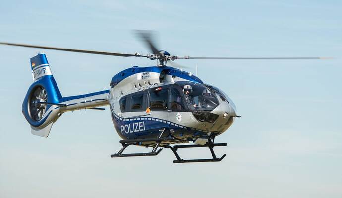 NRW-Polizei stellt neue Hubschrauber vor NRW-Polizei stellt neue Hubschrauber vor
