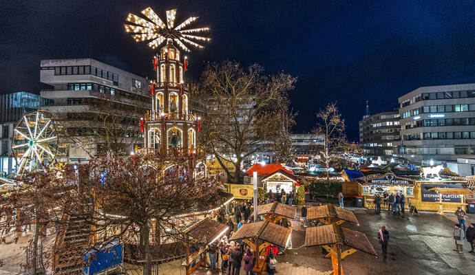 Weihnachtsmarkt Abendstimmung