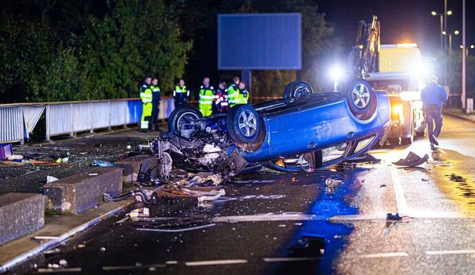 Schwerer Verkehrsunfall in Hannover