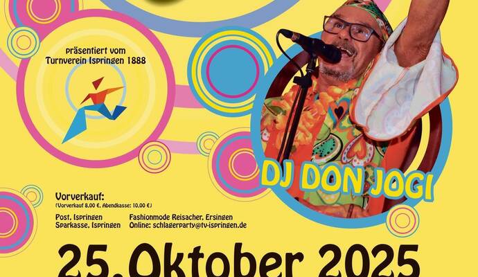 DJ Jon Jogi Riesen-Spaßfaktor: Die Schlagerparty in der Sport- und Festhalle.