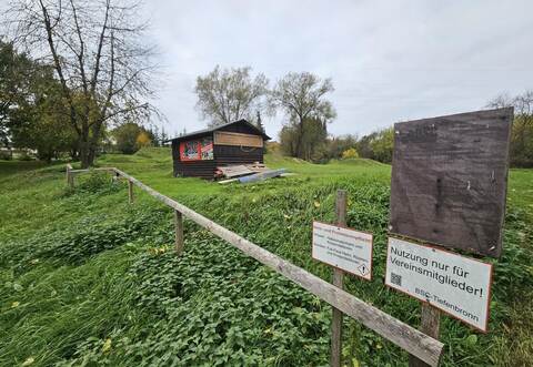Die bestehende Holzhütte auf dem Bikepark im Ortsteil Lehningen soll durch einen neue ersetzt werden. Voraussetzung ist allerdings eine Förderung über das europäische Leader-Programm.