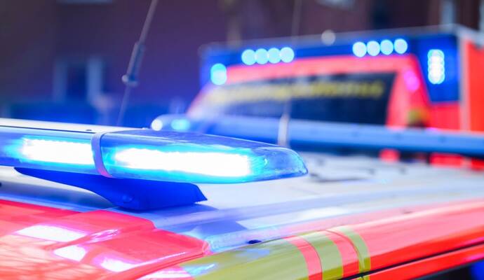 Notarzt und Rettungswagen