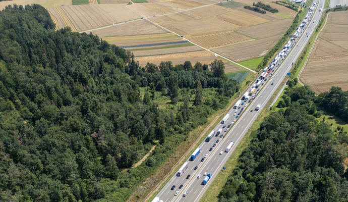 In der Nacht von Mittwoch auf Donnerstag wird die Abfahrt an der Anschlussstelle Heimsheim gesperrt sein. BAB A8 Ausfahrt Heimsheim