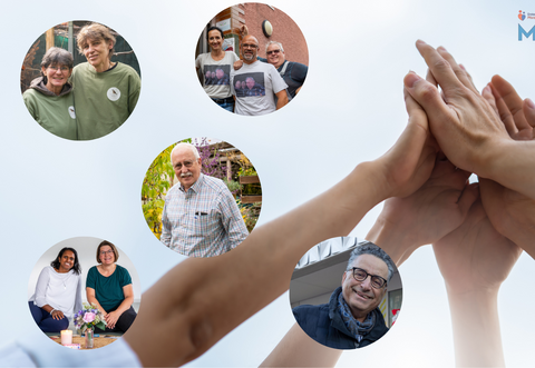 Stehen als Menschen des Jahres zur Wahl: Maria-Helena (links) und Melanie van Beers (oben links): die „Straßenengel“ (oben rechts), Wolfgang Ballarin (Mitte), Melanie Klotz und Julia Gerhard (unten links) sowie Rami Suliman (unten rechts).