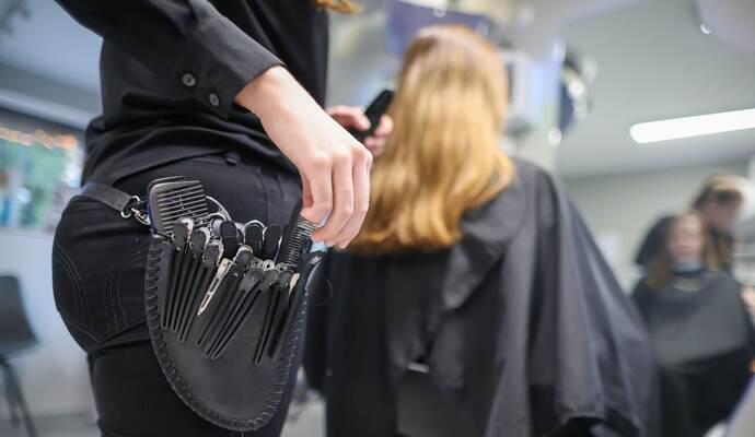 Lage der Friseurbranche