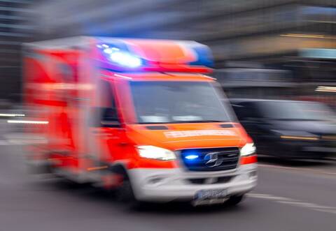 Krankenwagen im Einsatz