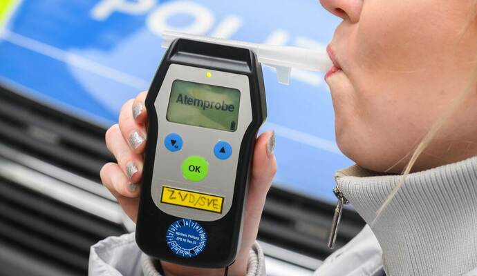 Atemalkoholtest - Symbolbild