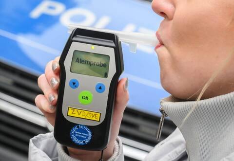 Atemalkoholtest - Symbolbild