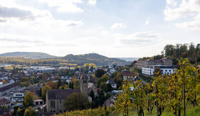 Hinterm Ortsschild Maulbronn