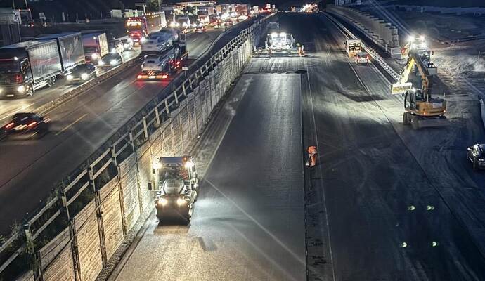 Im Frühjahr wollen die Planer der Autobahn-Gesellschaft auf Eutinger Seite den Straßenkörper von der Kieselbronner Kurve bis zur Bergkuppe bei Niefern abschließen.