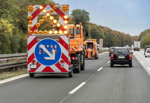 Ab dem 10. November müssen wegen Bauarbeiten einzelne Fahrstreifen gesperrt werden.