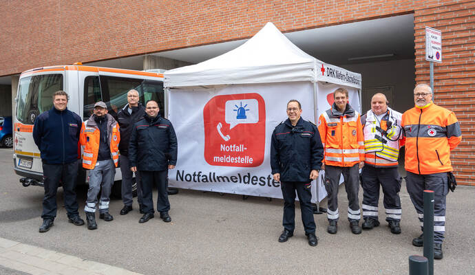 Notfallmeldestelle Übung Nordstadtschule