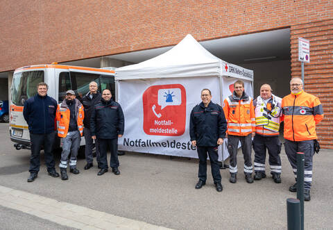 Notfallmeldestelle Übung Nordstadtschule
