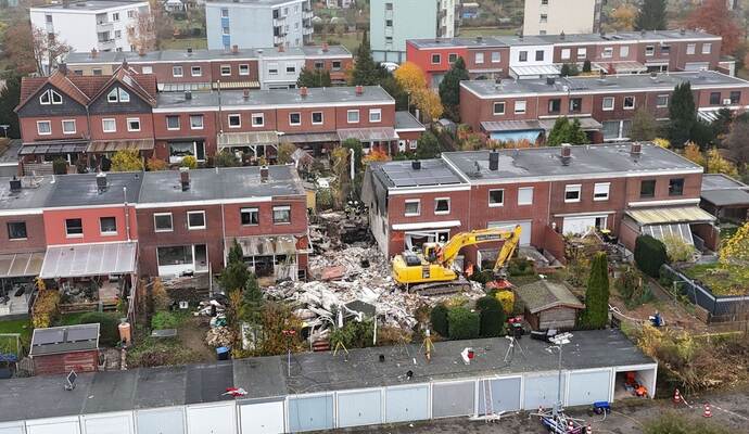 Wohnhaus in Wolfenbüttel detoniert