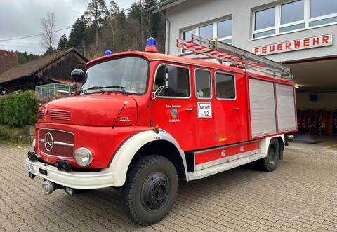 Nach über 50 Jahren steht das Löschfahrzeug noch immer im Dienst – und das mit der gleichen Verlässlichkeit wie am ersten Tag.