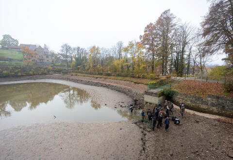 Tiefer See Maulbronn Abfischung