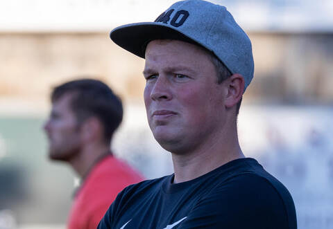 Kann mit dem bisherigen Saisonverlauf zufrieden sein: Trainer Dennis Will belegt mit dem FC Nöttingen Platz drei in der Oberliga.