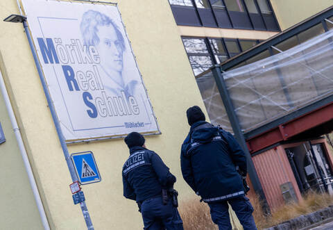 Mörike Realschule Großeinsatz Polizei