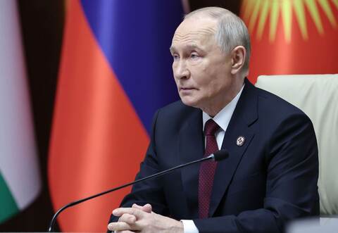 Russlands Präsident Putin bei Gipfeltreffen in Kirgistan