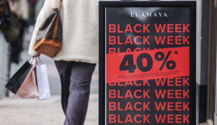 Rabattaktion zum Black Friday