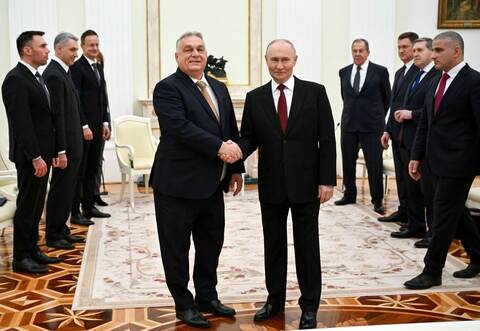 Ungarns Regierungschef Orban trifft Putin in Moskau